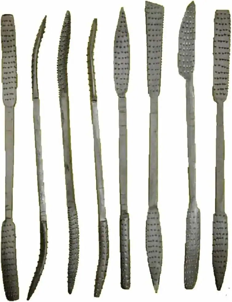 BENSON 8 x Rasp File Set for Wood, Soapstone Files, Rasps