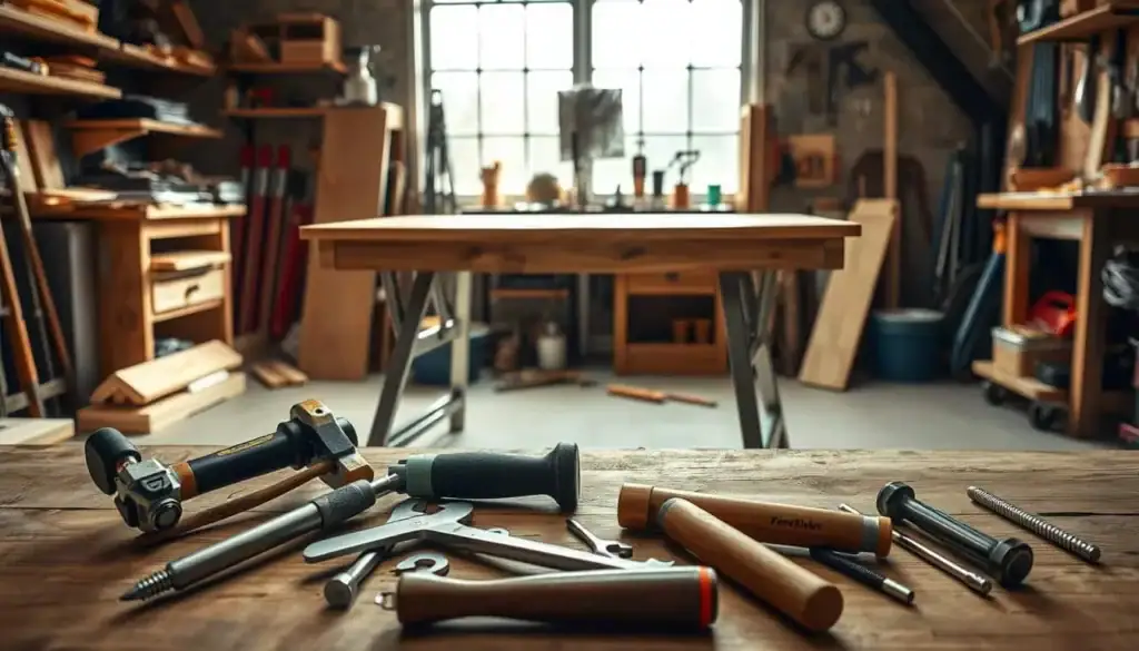 werkzeug für klappbare werkbank