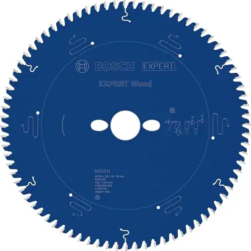 Bosch Professional Expert for Wood Kreissägeblatt 254x30 80 Zähne