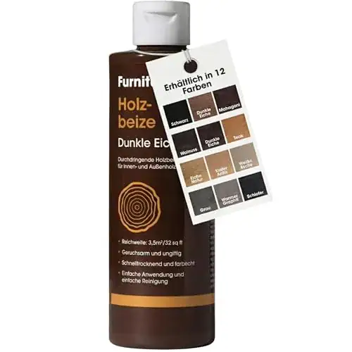 Furniture Clinic Holzbeize Dunkle Eiche 250ml wasserbasiert