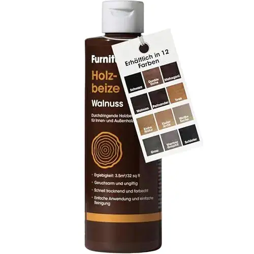 Furniture Clinic Holzbeize Walnuss 250ml wasserbasiert