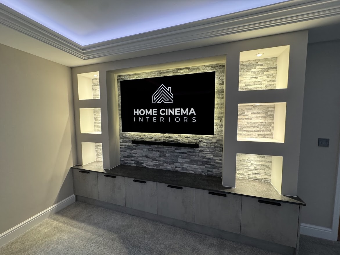 Concrete Media Wall