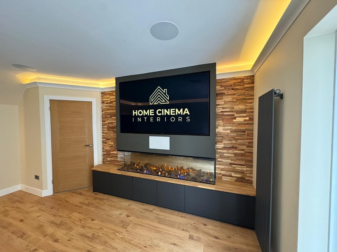 Full room renovation with Media Wall