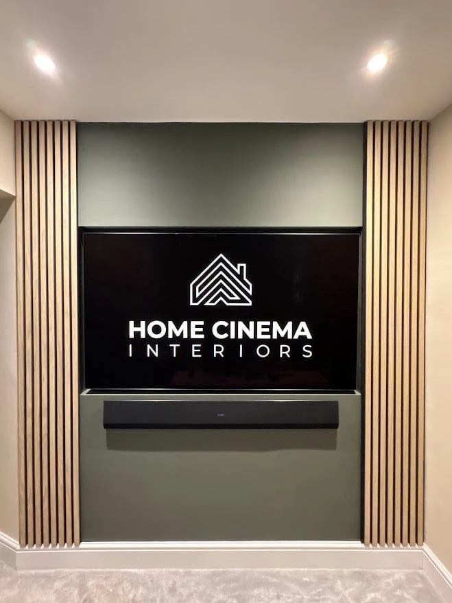 Media Wall Bespoke Feature Wall Panelling TV Mount Electric Fire