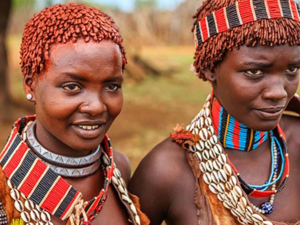 Hamar tribe women in traditional attire – Omo Valley cultural tour