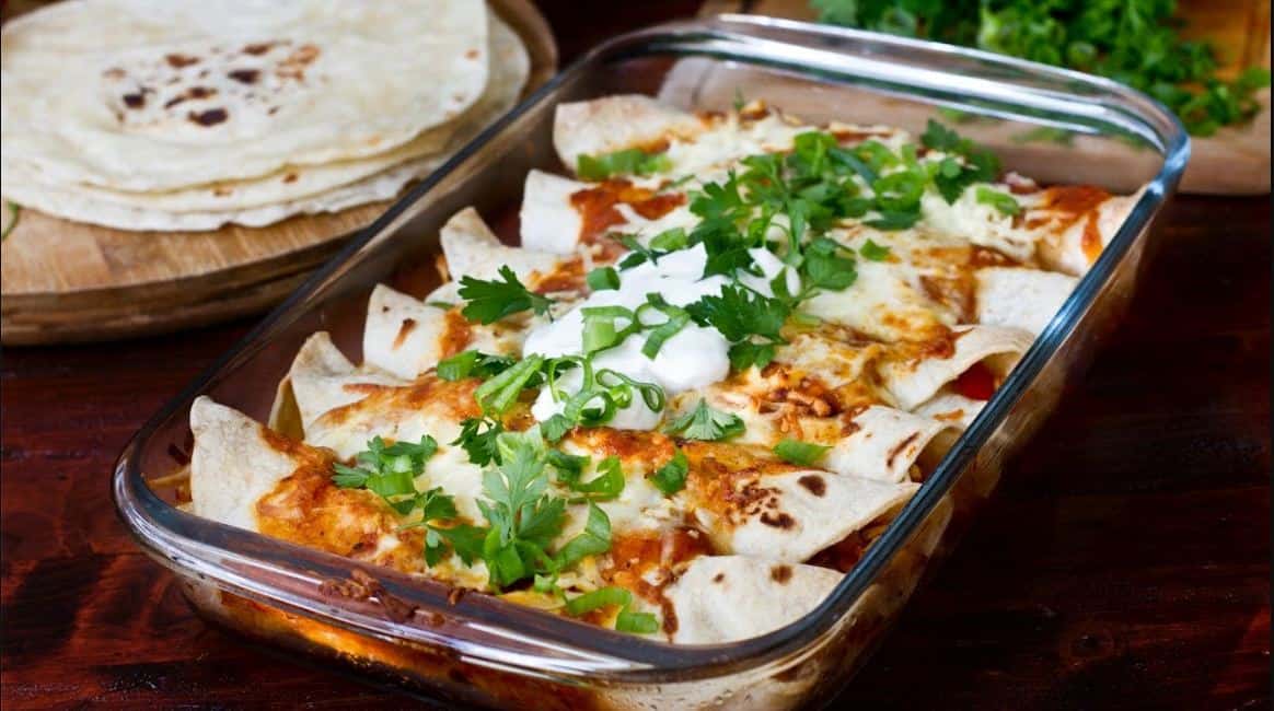 How To Make Chicken and Bean Enchiladas – Recipe