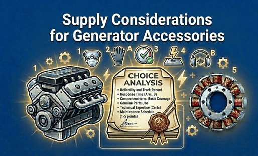 Supply Considerations for Generator