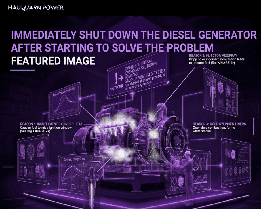 Immediately Shut Down the Diesel Generator