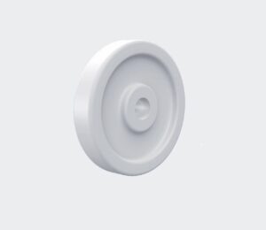 Roda Ø100 emborrachada