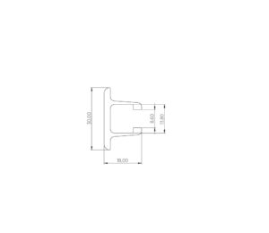 Perfil u em Aluminio_tec