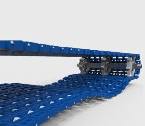 Esteira modular curva série 2068 acumuladora v3