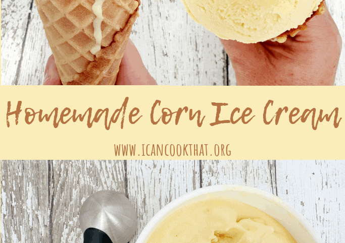 Homemade Corn Ice Cream