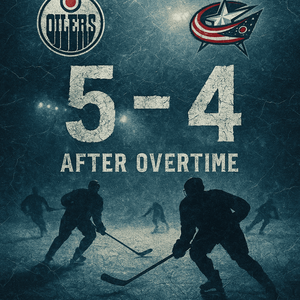 Edmonton Oilers 5-4 <a href=