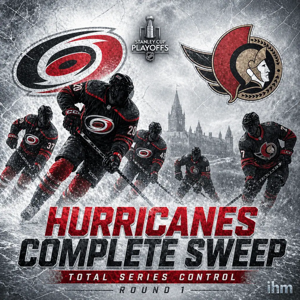 Hurricanes Sweep Senators - Carolina Sends Statement | IHM