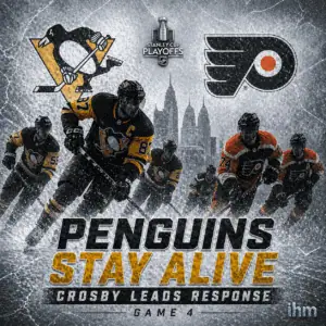 Penguins Stay Alive - Crosby Leads Game 4 Response | IHM
