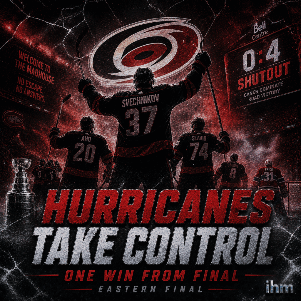 Hurricanes Blank Canadiens In Game 4 | IHM