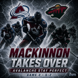 MacKinnon dominates again as Avalanche stay unbeaten
