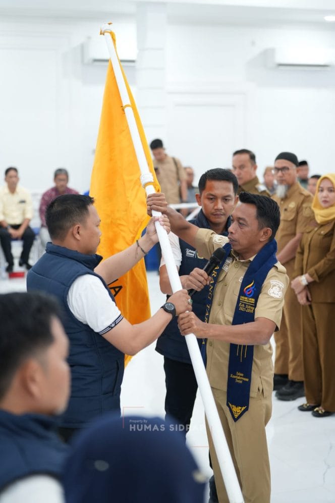 
 Karang Taruna Kecamatan se-Sidrap Dikukuhkan, Komitmen Perkuat Gerakan Sosial Kemasyarakatan