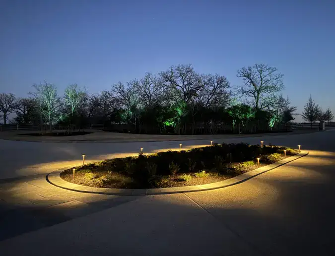 Landscape Lighting Installation in Houston