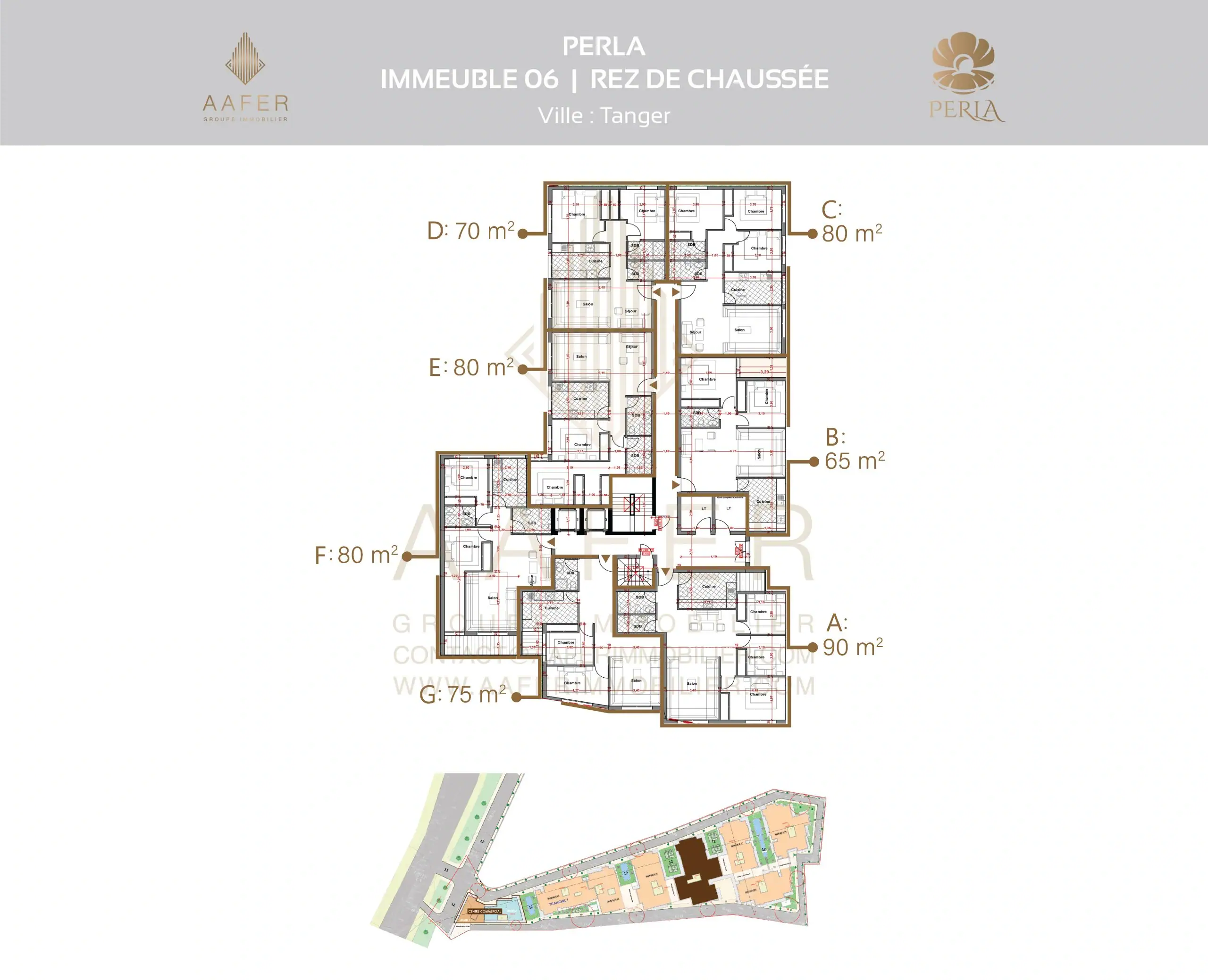 Plan RDC - immeuble 06