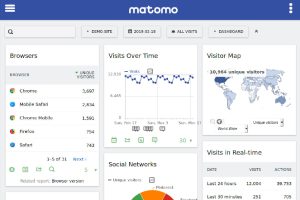 Matomo Analytics Interface Matomo Analytics Interface