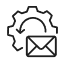 Automated reply system icon