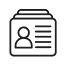 Customer data management icon