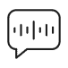 Voice messaging feature icon