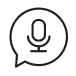 Voice conversation icon
