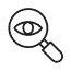 Employee monitoring and oversight icon