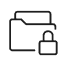 Data encryption and security icon