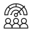 Employee performance tracking icon