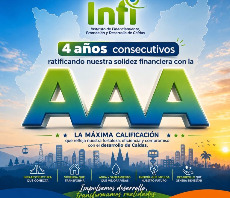 Inficaldas ratifica su solidez financiera con la máxima calificación AAA por cuarto año consecutivo