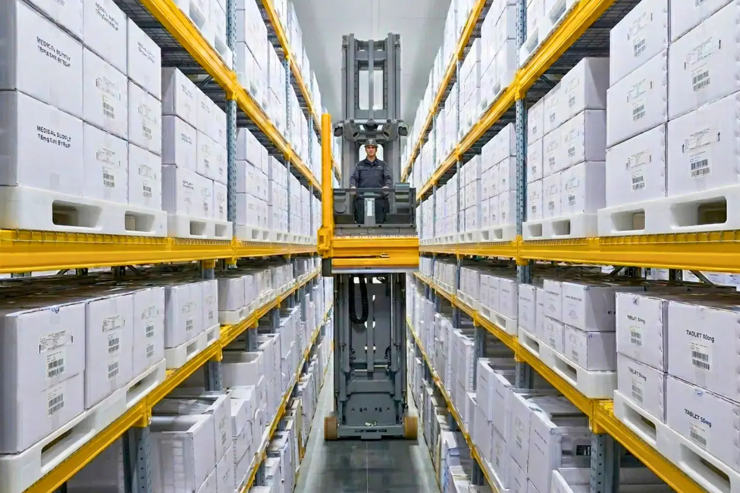 Plallets Plásticos y Estanterías para Farmacia