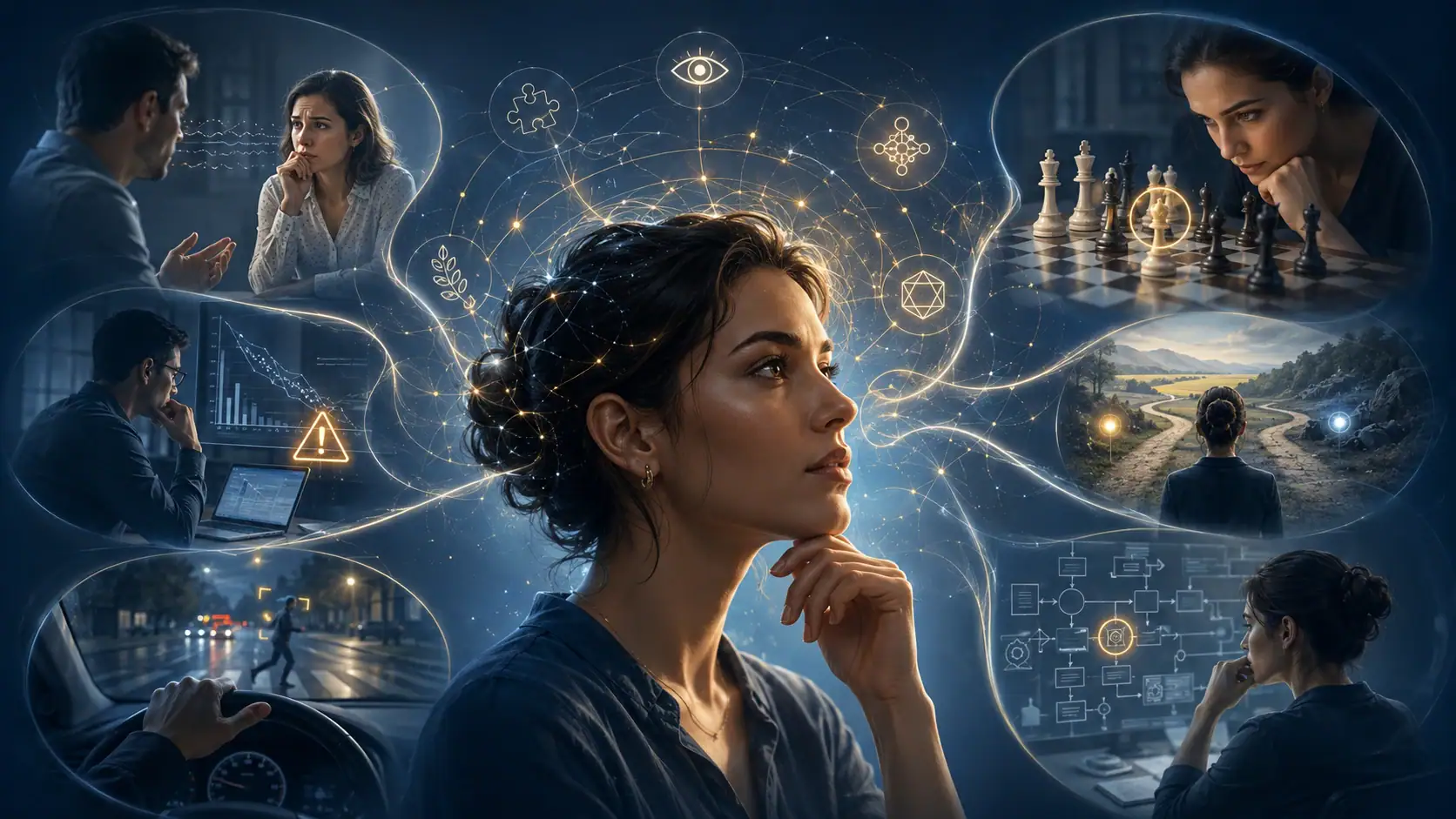 Intuitive thinking examples in real-life decisions and pattern recognition