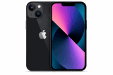 iPhone 13 mini Midnight Black for sale in NYC - front and back product view
