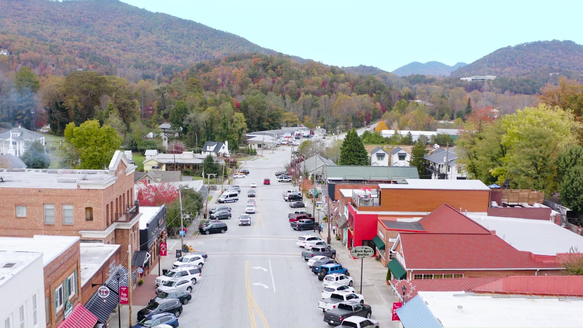 Downtown Clayton aerial