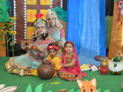 Janmashtami celebration at school