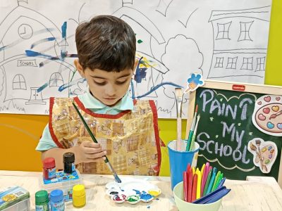 Kid learning illustration