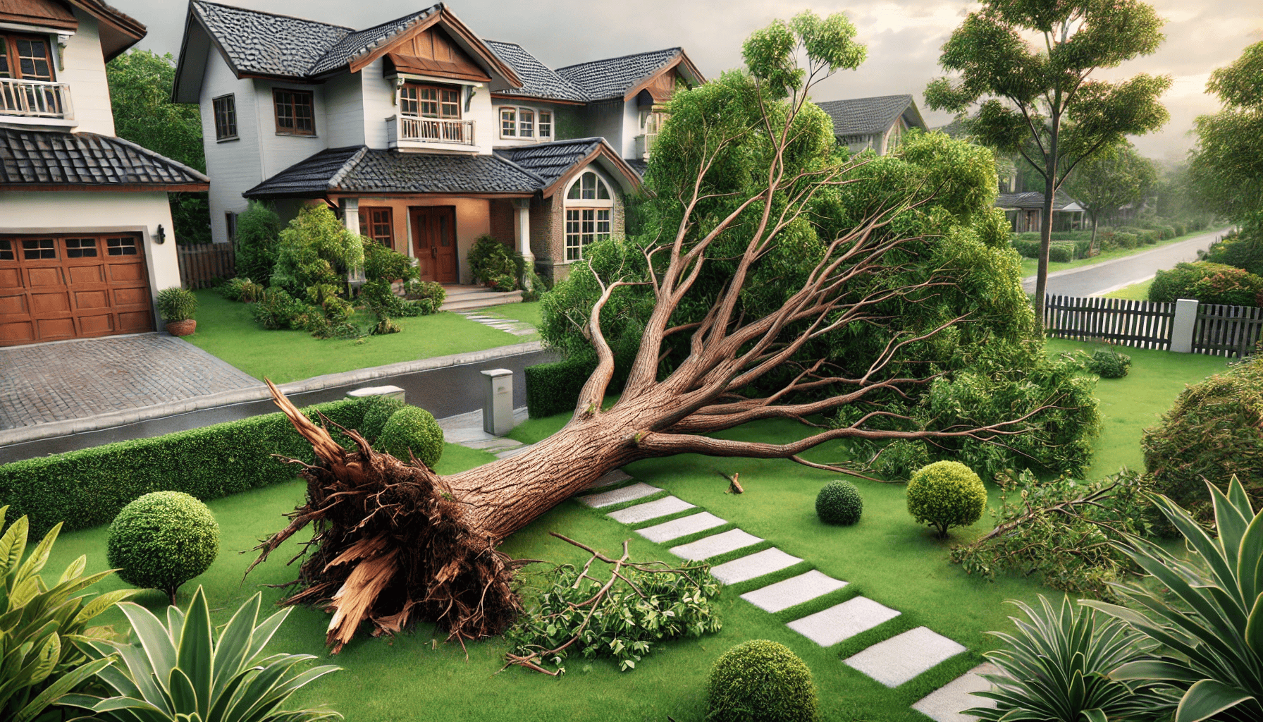 Umgestürzter Baum