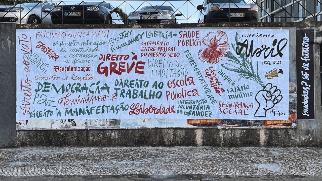 Marcha 25 de abril - Teatro Viriato (2023, Viseu) - Confirmar Abril