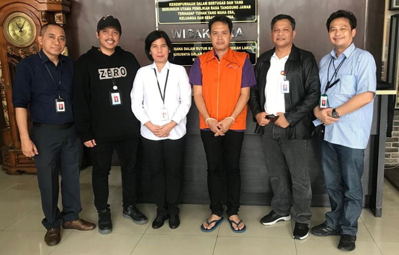 RH ditangkap di Pekan Baru, Riau