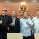 Ketua Umum PWI Pusat, Hendry Ch Bangun (dua dari kanan)