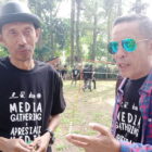 Ketua FJM Sumsel Oktaf Riady (krii) dan Ketua FJM Jambi Mursyid Sonsang (kanan) | foto : dir