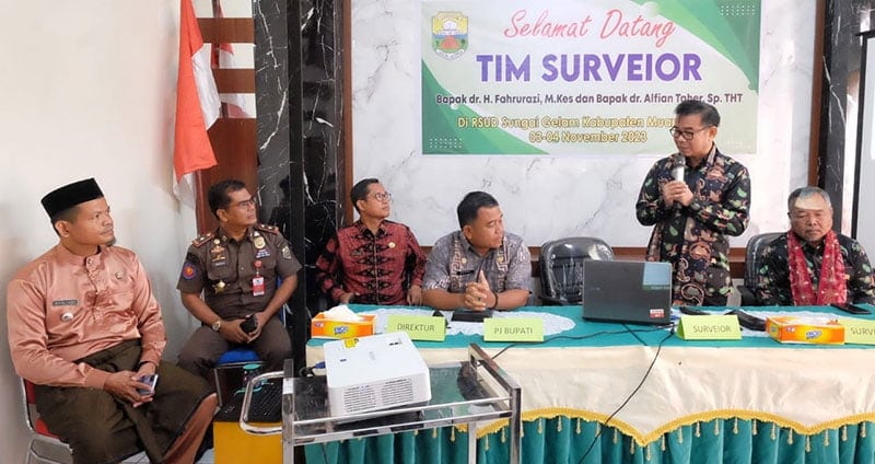 RSUD Sungai Gelam Kabupaten Muaro Jambi disurvei oleh LARS DHP, 3 - 4 November 2023 | foto : dir