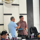 Hafiz seusai rapat banggar bersama Dispora Provinsi Jambi, Sabtu | ran
