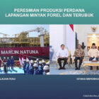 Presiden Prabowo Subianto meresmikan dua proyek migas, Forel dan Terubuk, bagian dari Blok South Natuna Sea Block B di Kepulauan Riau | skk migas