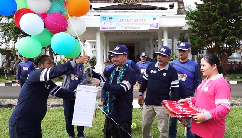 Wakil Bupati Tanjung Jabung Timur, Muslimin Tanja, membuka kegiatan O2SN dan FLS3N tingkat SD dan SMP, Selasa | dki-tjt