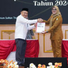 Bupati Tanjabtim, Dillah Hikmah Sari, menerima WTP, Senin | dki-tjt