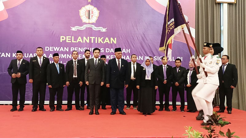 Wakil Wali Kota Jambi, Diza Hazra Aljosha, saat dilantik menjadi bendahara Ikal-Lemhannas Provinsi Jambi periode 2025-2030 | dia